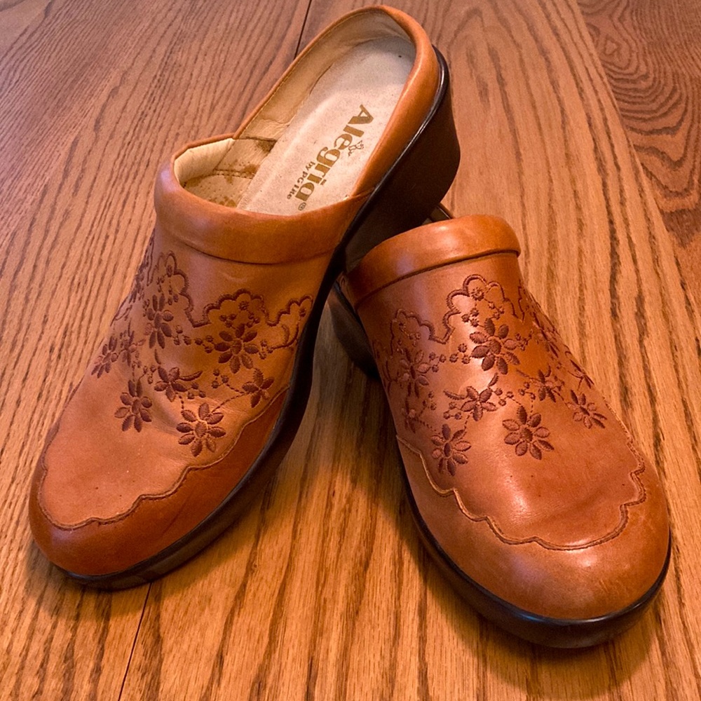 Algeria Leather Clogs size EU 40 Brown